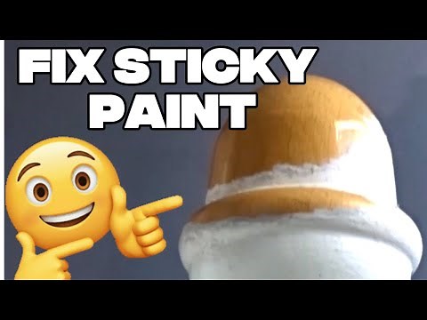 Pro tips refinishing sticky paint on staircase hand rails.