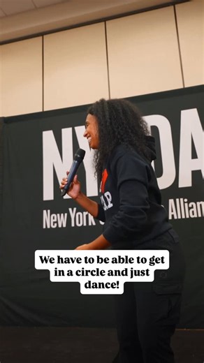 New York City Dance Alliance on Instagram: "“We have to be able to get in a circle and just DANCE!” Dancing in community is the best! 🥰 🗣️: @chloearnoldtaps 🎥: @jacob.hiss"