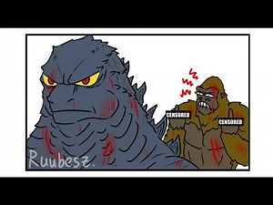 Godzilla GVK | Godzilla Destroys Kong's Pride! (Godzilla Vs Kong Comic Dub)