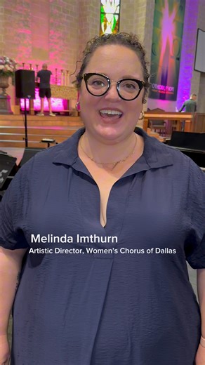 2.6K views · 72 reactions | A beautiful message from Melinda Imthurn, Artistic Director for The Women's Chorus of Dallas.  Groundless Ground: Songs of Hope & Strength is TOMORROW! Get tickets at turtlecreekchorale.com/concerts | Turtle Creek Chorale | Facebook