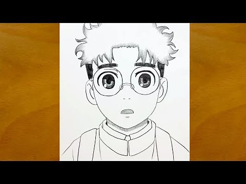 Anime Sketch | How to Draw Okarun from Dandadan - Easy Step by Step Tutorial