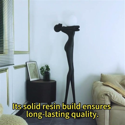 Resin Human Floor Lamp: Functional Art for Modern Homes