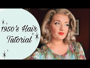 ✨1950’S HAIR TUTORIAL | OVERNIGHT SPONGE CURLERS