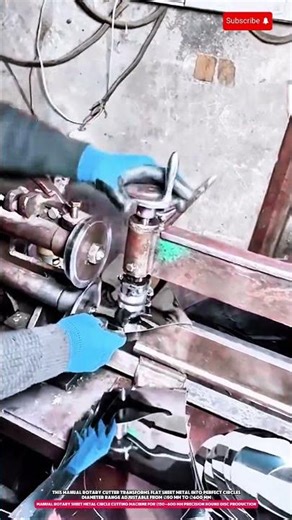 Manual Rotary Sheet Metal Circle Cutting Machine for Ø50–600 mm Precision Round Disc Production