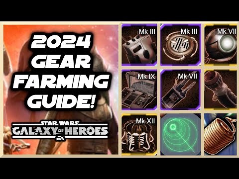 My Comprehensive Gear Farming Guide for 2024 in Star Wars Galaxy of Heroes!!!