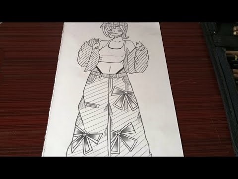 How to draw anime girl full body step by step | how to draw a girl body step by step | how to draw