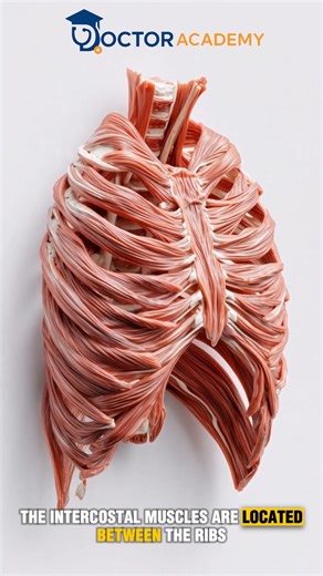 The intercostal muscles are located between the ribs and play a key role in breathing by expanding and contracting the chest cavity.🫁 تقع العضلات الوربية بين الضلوع وتلعب دورًا أساسيًا في عملية التنفس من خلال توسيع وتقليص تجويف الصدر.🫁 #viralreelsシ #tbt #explore #fypシ゚ #followersreelsfypシ゚viralシfypシ゚viralシalシ #LearnSomethingNew #DidYouKnow #funnyvideos #educacion #science #Amazing #Mindblowing #MedicalFacts #Anatomy #medstudent #HealthTips #HumanBody #NasalCavity #Reels #Shorts #VideoOfTheDay 