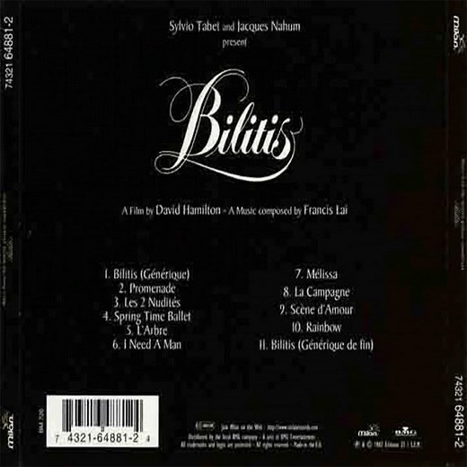 Bilitis (1985) Francis Lai