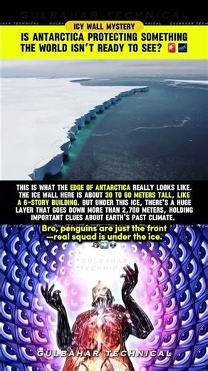 Antarctica's Massive Ice Barrier | What Lies Beneath 2.7KM of Ice? 🌊