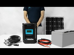 ACOPOWER Midas Y Series MPPT controller to batteries and solar panels