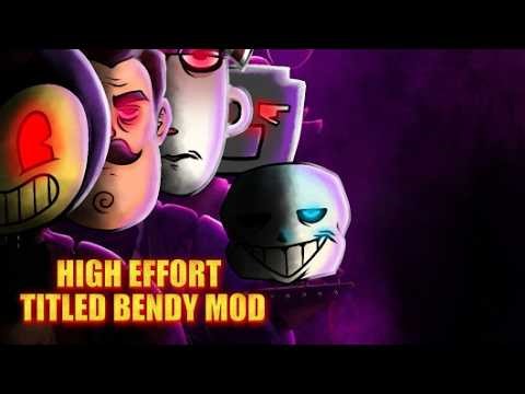 Friday Night Funkin: High-Effort Titled Bendy Mod | FULL GAMEPLAY SHOWCASE (Part 1)