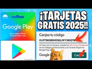 Como Conseguir Tarjetas De GOOGLE PLAY GRATIS EN 2025 ( Nuevo Método)