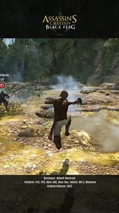 Edward kills an Assassin. Assassin's Creed IV: Black Flag is a 2013 action-adventure game developed by Ubisoft Montreal and published by Ubisoft. It is the sixth major installment in the Assassin's Creed series. Its historical timeframe precedes that of Assassin's Creed III (2012), but its modern-day sequences succeed III's own. Black Flag was originally released for PlayStation 3, Xbox 360, and Wii U in October 2013 and a month later for PlayStation 4, Windows, and Xbox One. It was later ported