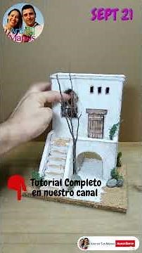 🔴New Cardboard Houses with Stairs Video Invitation for Nativity Scenes #15 2025
