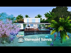 I Built a Magical Mermaid House in The Sims!