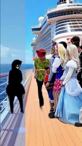 当他们在游轮上碰到恶魔😈 #海贼王 #funny #路飞