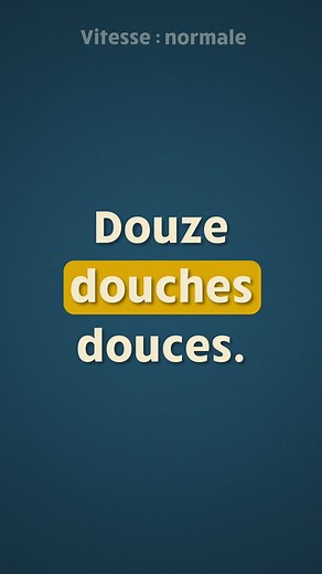 7.8K views · 375 reactions | Répétez avec moi ce virelangue français : « Douze douches douces. » Alors, arrivez-vous à bien le prononcer ? À très bientôt pour une nouvelle leçon de français ! Anne #français #apprendrelefrancais #learnfrenchlanguage #jeux #education #learnfrench #learnfrenchonline #french #apprendrelefrançais #prononciation #prononciationfrançaise #virelangue #virelanguefrançais | Parlez-vous French? | Facebook