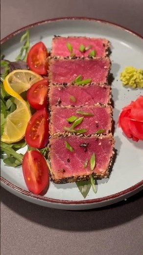 Tuna Tataki Done Right 🔥🐟 | Restaurant Level In Seconds