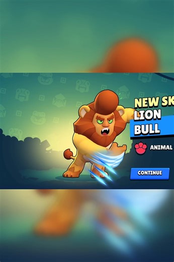 Lion Bull from Glowbert Box 😱🔥 #brawlstars