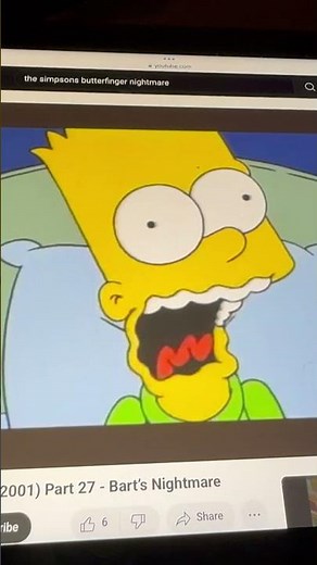 The Simpsons Bart Screaming