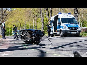 Motorrad kracht in Rasenmäher - Schwerer Unfall in Köln-Ostheim | 26.04.2021