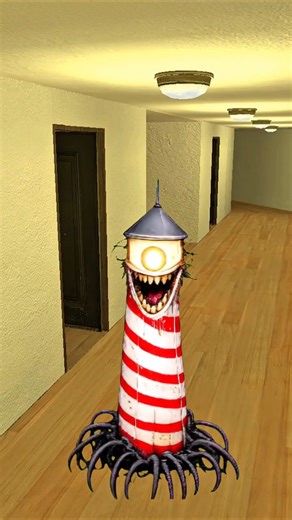 The Lighthouse Monster scared Krabtanika #shorts