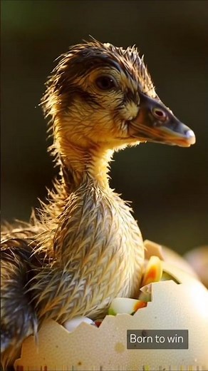 Beautiful Newborn Duckling