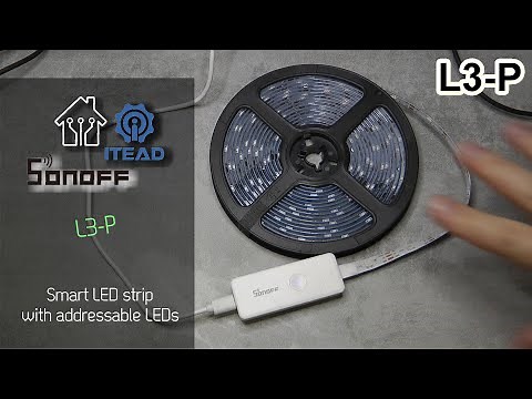 Sonoff L3-P: individually addressable strip