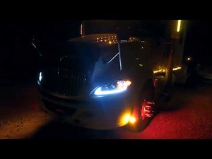 LED Projector Headlights for International Prostar