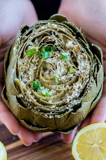 Instant Pot Stuffed Artichokes - Tried Tested and True