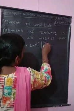 argument of complex numbers and its properties