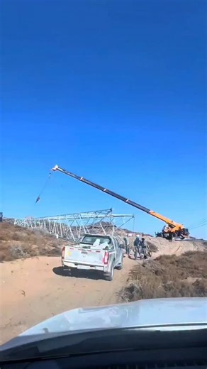 Real Engineerings | Engineering & Technology & Gadgets & DIY on Instagram: "Engineering in Action: Precision Lifting of a High-Voltage Tower! ⚡🏗️ ​Watch the incredible coordination and power as a massive mobile crane lifts a heavy-duty electrical transmission tower into place! This is a critical moment in infrastructure development, where heavy machinery meets high-stakes precision to power our world. ​The Art of Infrastructure Assembly ​This video showcases a textbook example of heavy lifting 