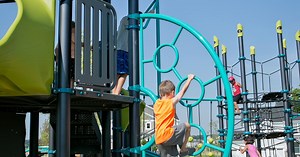 Starburst™ Climber - Unique Metal Playground Ladder/Climber