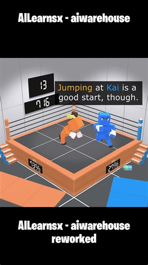 AI Learns to Fight