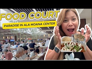 Ala Moana Food Court – Hawaii’s Biggest Food Paradise! 🍜🌺