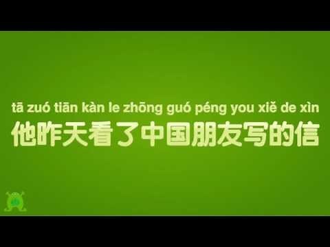 Chinese Language Course - Basic Expressions, Part 1, Word Order, Part 1 [Grammar]