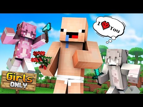 I Secretly Joined 'GIRLS ONLY' Server as BOY To Troll In Minecraft! 