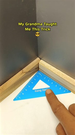 Quick way to measure wood angles #woodworking #woodwork #carpentry #joinery #shorts