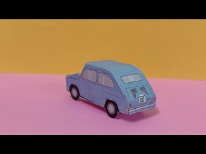 DIY Printable Paper Car Model Papercraft.