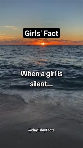 When a girl is silent... #relatable #edit #childhood #psychologyfact #psychology #psychologyfacts #reelsviralvideo #reelsfbviral #reelsvideo #reeloftheday #reelsfbpage #psychologytricks #psychologytips #motivationquotes #motivational #psychologyorg #psychologicalfacts #psychologysays #psychic #quotes #quoteoftheday #viralfacts #facts #girlsfacts #deepfacts #boysfacts #psychologyfactss #viral_video #viralvideos #viralditiktok #motivation #motivationalquotes #factsyoudidntknow #uk #universe | Day1