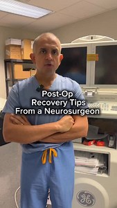 Here are my tips for optimizing your recovery after surgery: When you’re at the hospital, ✔️ Ask any questions you may have ✔️Make sure your pain is under control ✔️Make sure you’re mobile When you’re come from the hospital, ✔️Move around, go for walks ✔️ Check your incision ✔️Notify your surgeon of any excessive drainage, fevers, chills or changes in neurological symptoms or pain ✔️ Let your surgeon know if your brace is uncomfortable as it may need to be adjusted #surgery #neurosurgery #recove