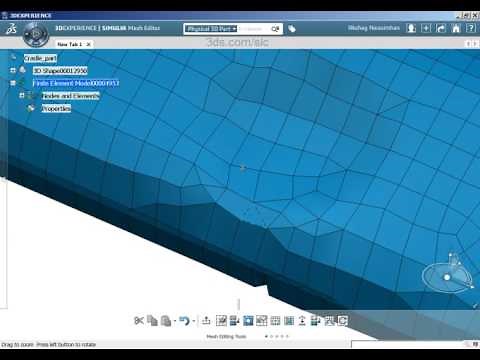Importing and Editing an Orphan Mesh - SIMULIA 3DEXPERIENCE