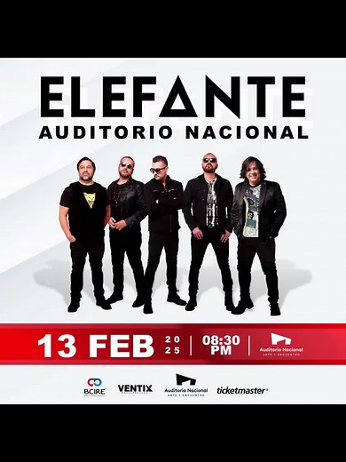 Concierto de Elefante en el Auditorio Nacional