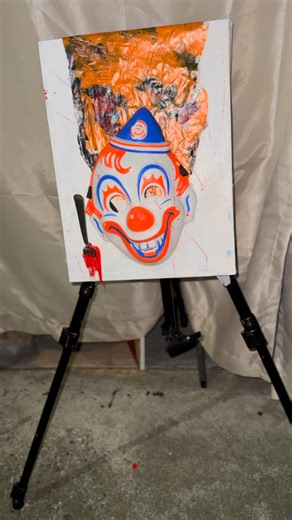 Daeg Faerch on Instagram: "GreatDaegs October 1st project is now! 7 art pieces inspired by my work in @robzombieofficial Halloween First five based each based of my five separate kills The sixth is all kills in one And seventh is a piece u feel Myers himself would’ve made This is the 5th piece of the collection. Repeating my kill of @sybildanning in the sanitarium Some pieces have sold and I work with payment plans so holler over yonder before it’s too late #art #halloween #robzombie #michaelmye