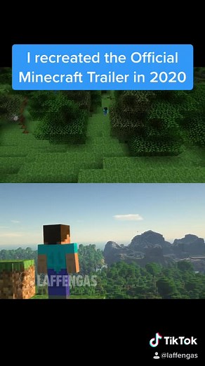 Recreating 2011 Minecraft Trailer with RTX in 2020