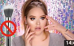 【美妆教程】全脸化妆仅使用手指（不用海绵 刷子）挑战！！Nikkie Tutorials