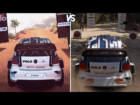 V-Rally 4 vs WRC 7 - Gameplay Comparison HD