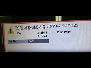Konica minolta printers error codes