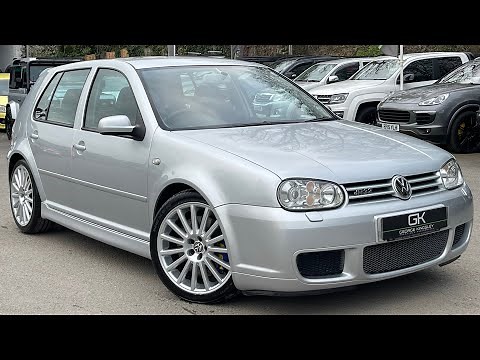 2004 VW Golf R32 MK4 in Reflex Silver for sale at George Kingsley Prestige & Performance, Colchester