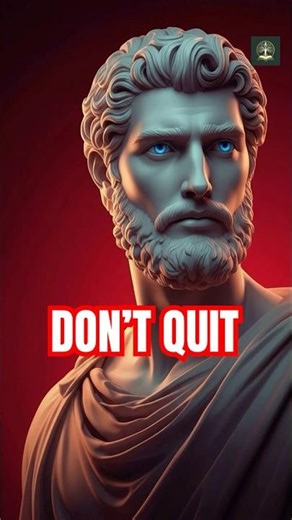Watch This Before You Consider Quitting #short #stoicism #burnout